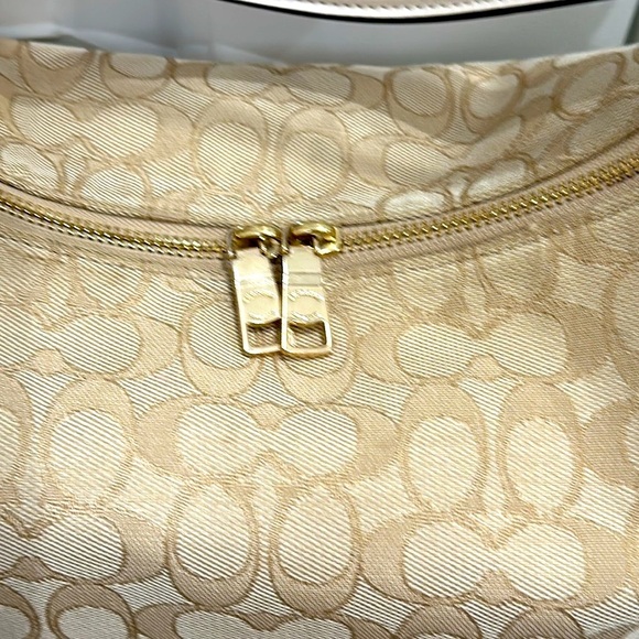 Coach Canvas and Leather Shoulder Bag - Picture 5 of 11